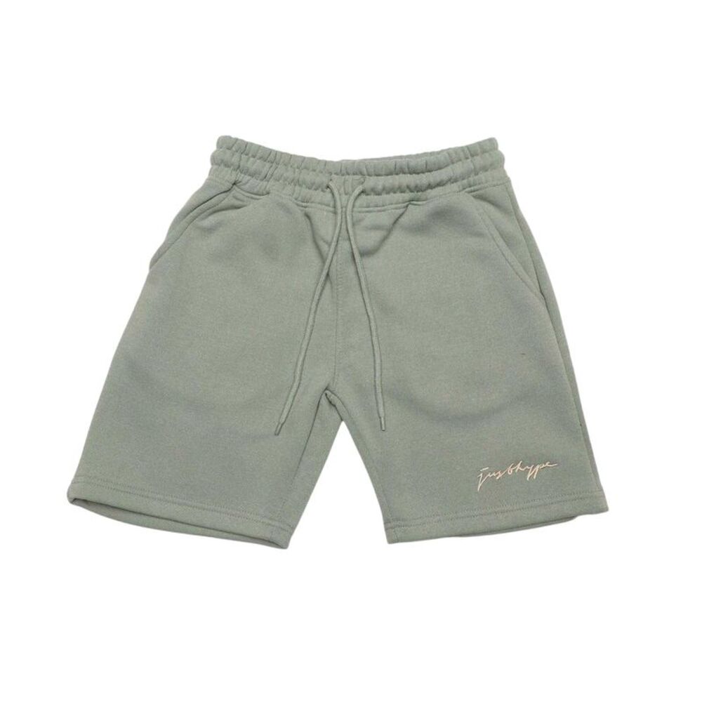 Hype Childrens/Kids Oversized Sweat Shorts / Moss